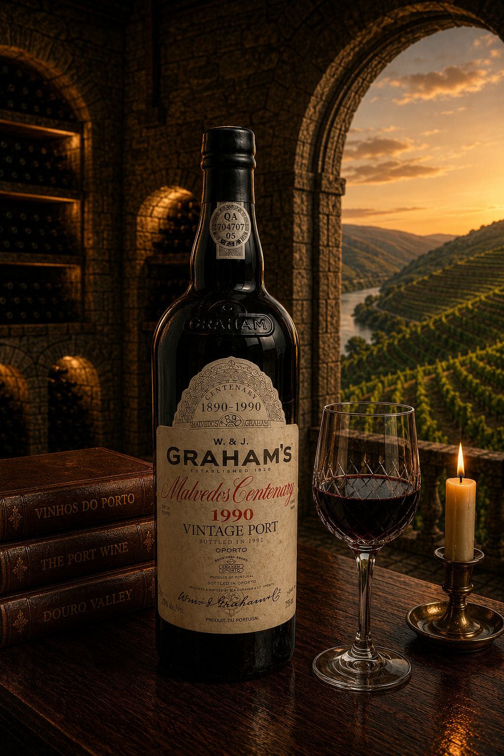 Grahams Malvedos Centenary Vintage Port 1990