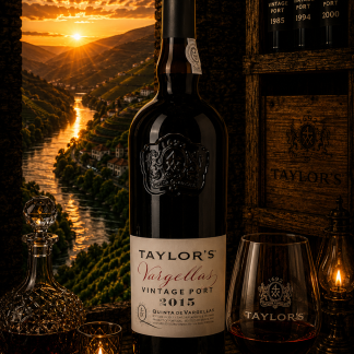 Taylors, Vargellas Vintage Port 2015 (Halv Flaske)