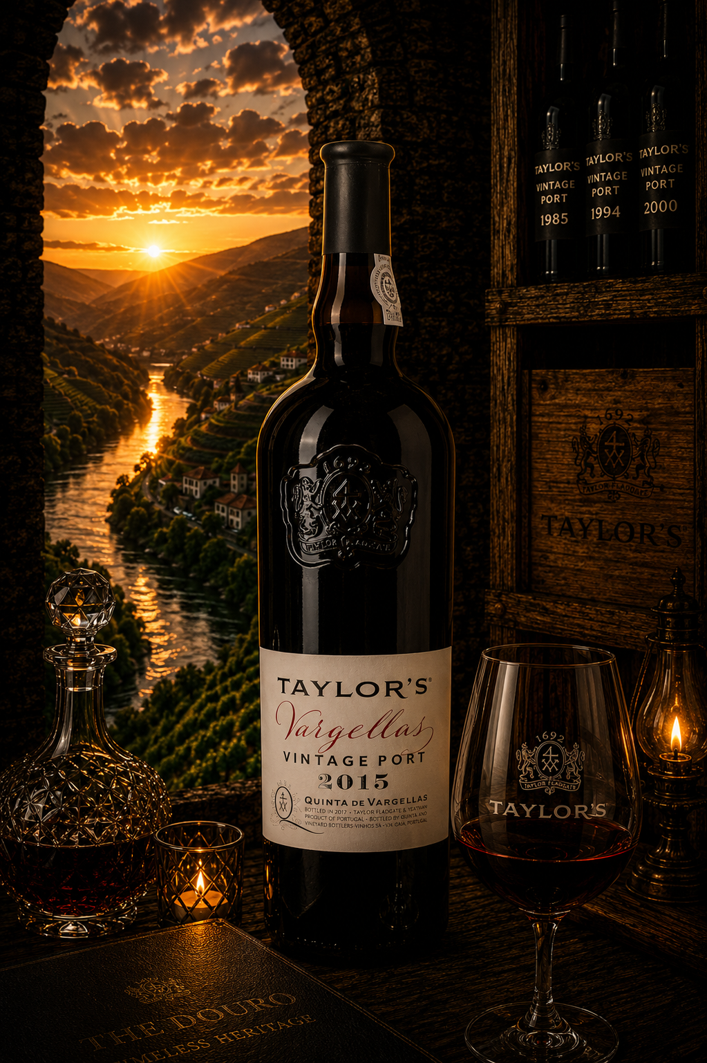 Taylors, Vargellas Vintage Port 2015 (Halv Flaske)