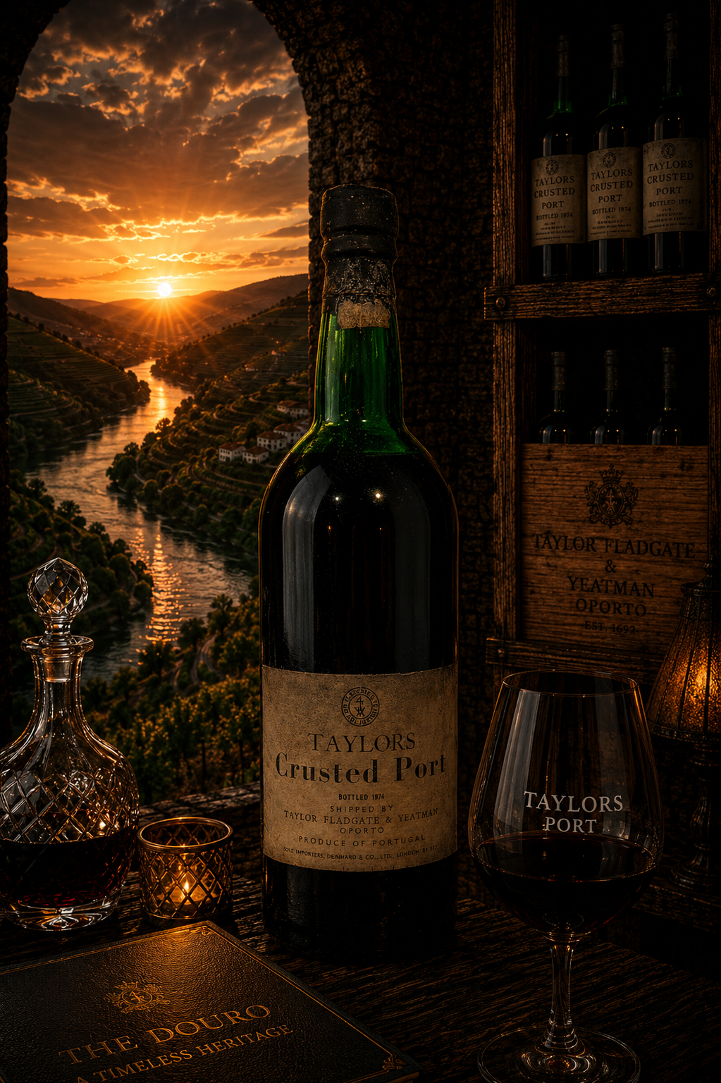 Taylors, Crusted Port — Bottled 1974