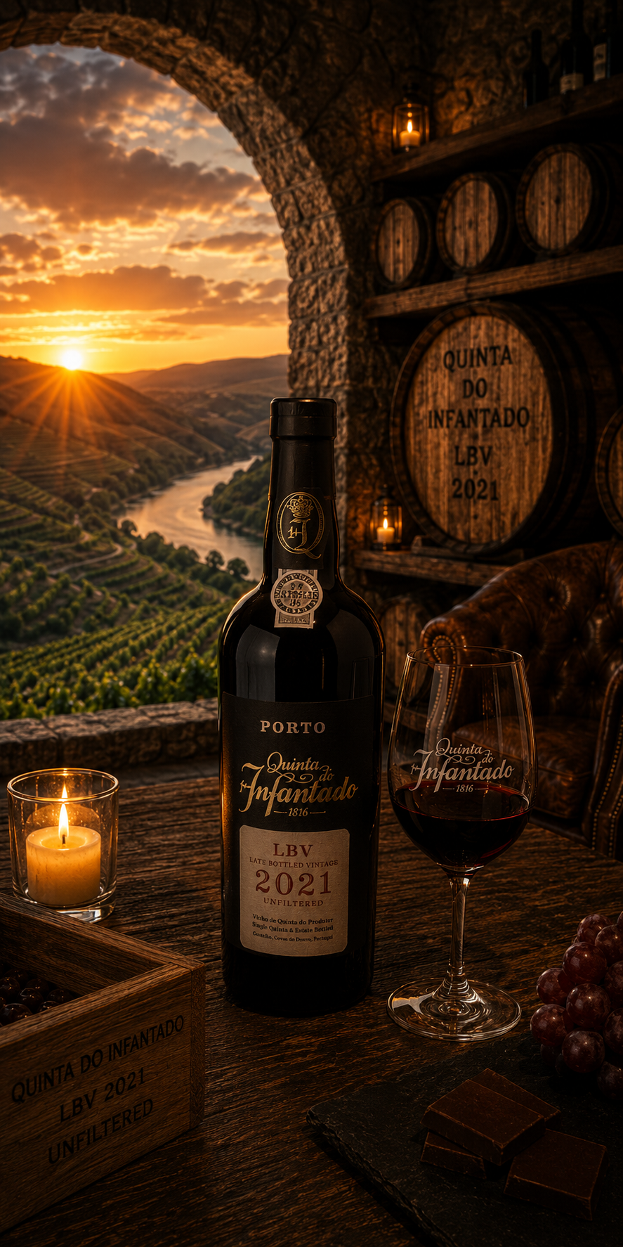 Quinta do Infantado, Late Bottled Vintage Port 2021 Unfiltered